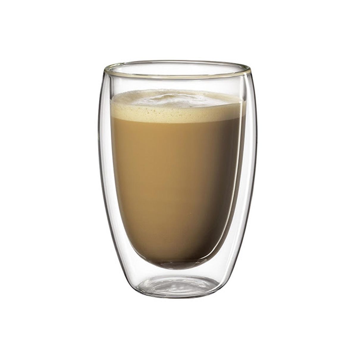IMPORTADORA USA - Set de 2 mug de café vaso doble pared 400 ml.