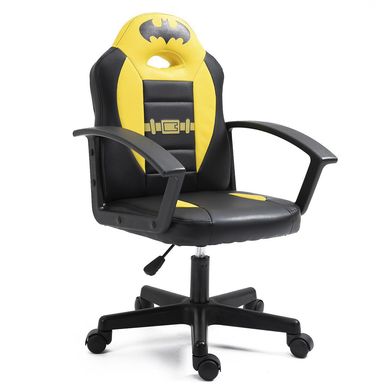 Silla PC escritorio Batman negra/amarilla 52x93x38 cm