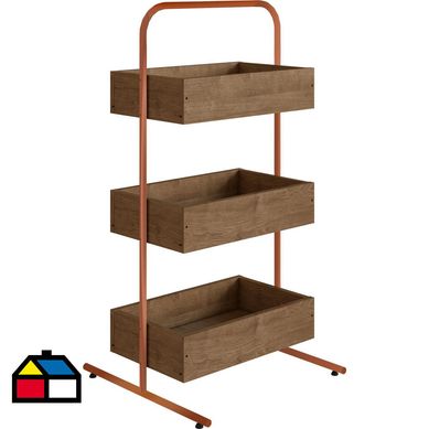 Estante 3 repisas 45x90x45 cm