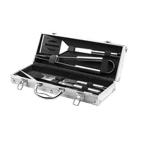 Set Parrillero 5 Piezas Con Maletín Asados