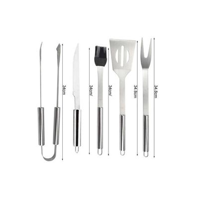 Imagen 2 del producto Set Parrillero 5 Piezas Con Maletín Asados