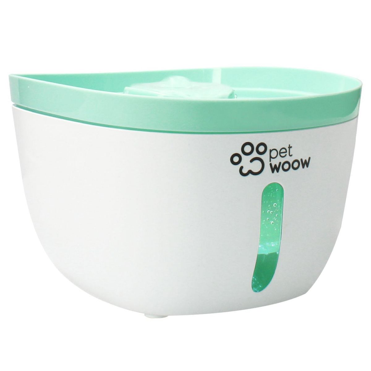 PETWOOW - Fuente de Agua Bebedero Perros y Gatos Verde