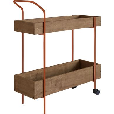 Bar 90x99x33 cm MDF/fierro caf