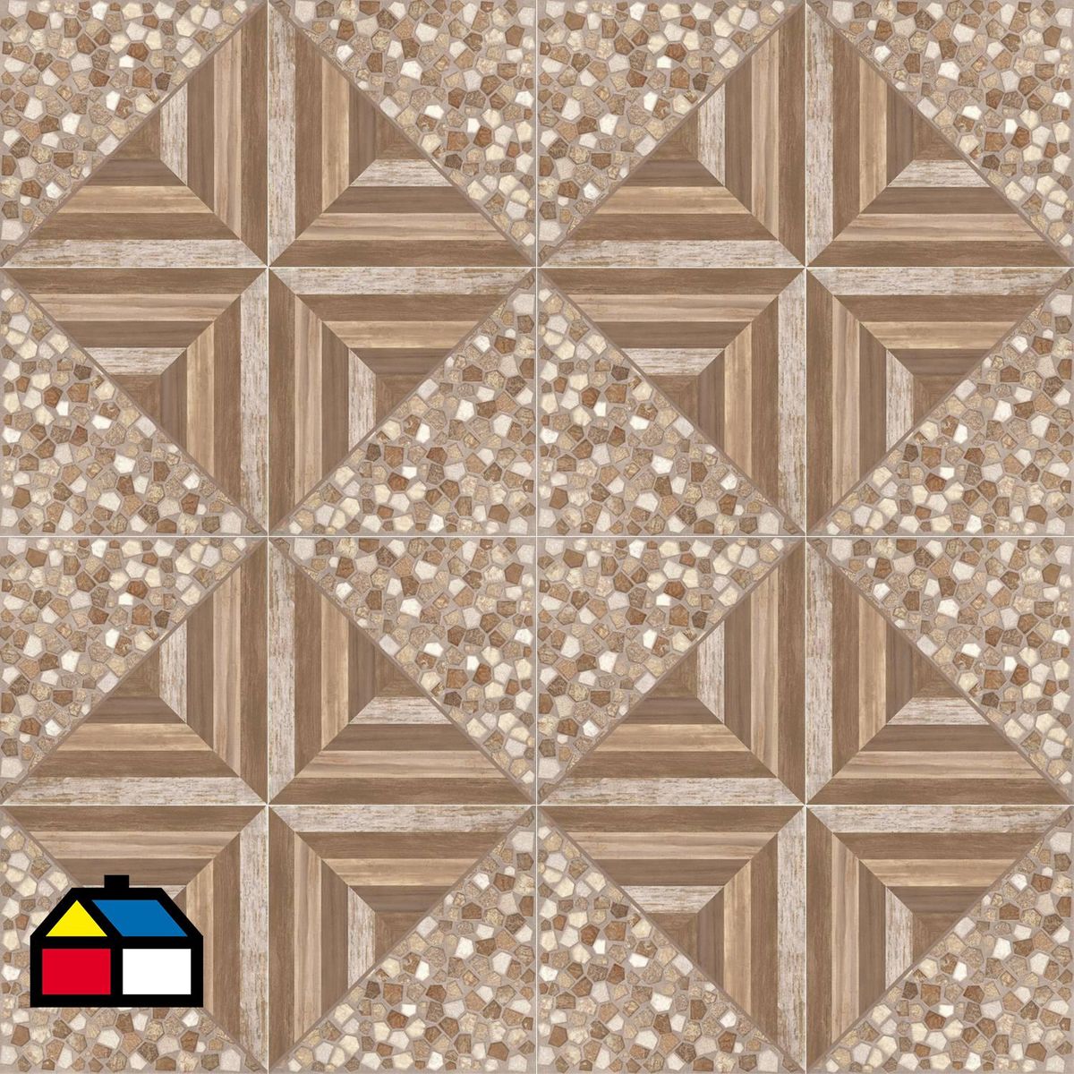 EMBRAMACO - Cerámica 45x45 cm Ica Café 2.08 m2