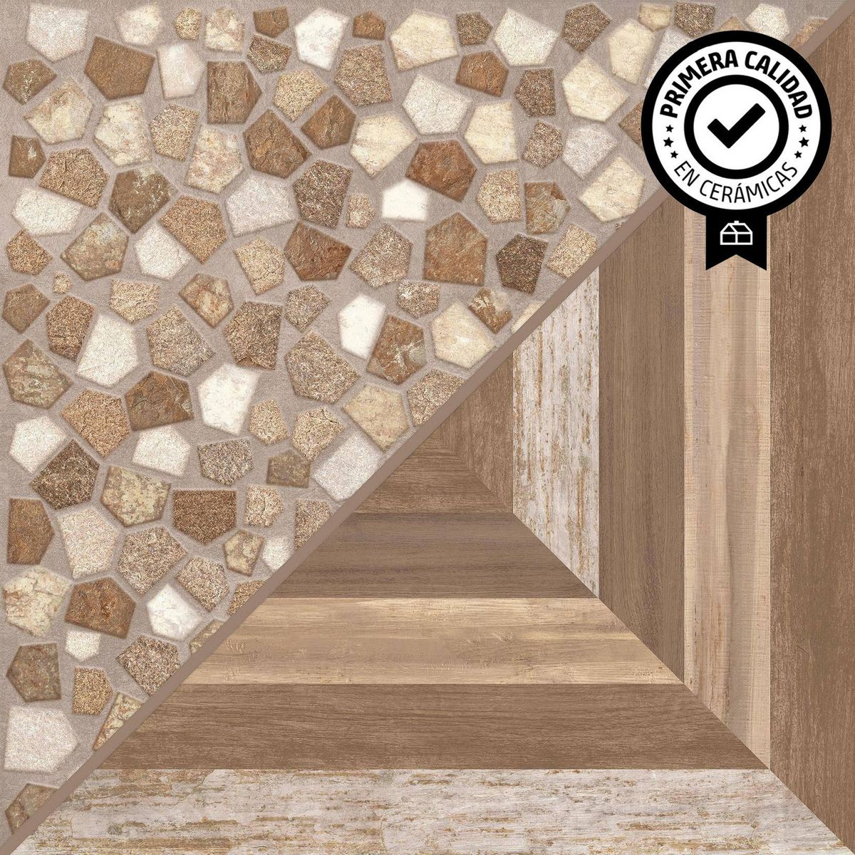 EMBRAMACO - Cerámica 45x45 cm Ica Café 2.08 m2