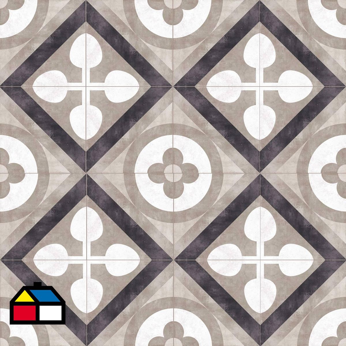 ECOCERAMIC - Porcelanato 22.3x22.3 cm Totem Multicolor 1.15 m2