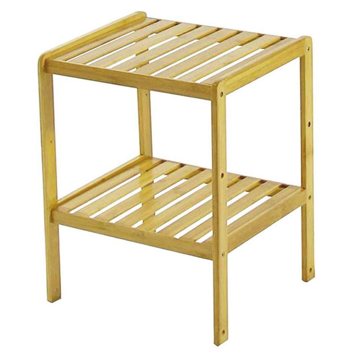 IMPORTADORA USA - Estante Bambú 2 Nivel(es) 36x50x33 cm Café