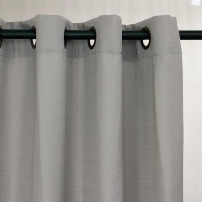 Imagen 2 del producto Set Cortinas Bárbara Tela 140x225 cm Gris claro