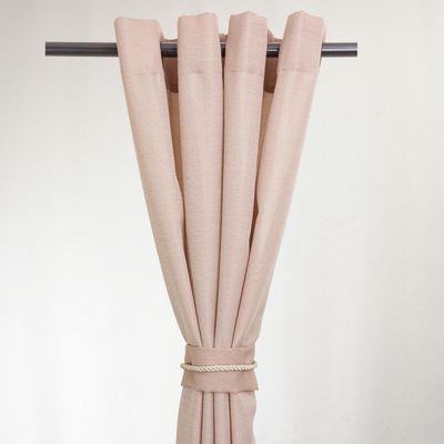 Imagen 2 del producto Set Cortinas Yasmin Tela 140x220 cm Taupe