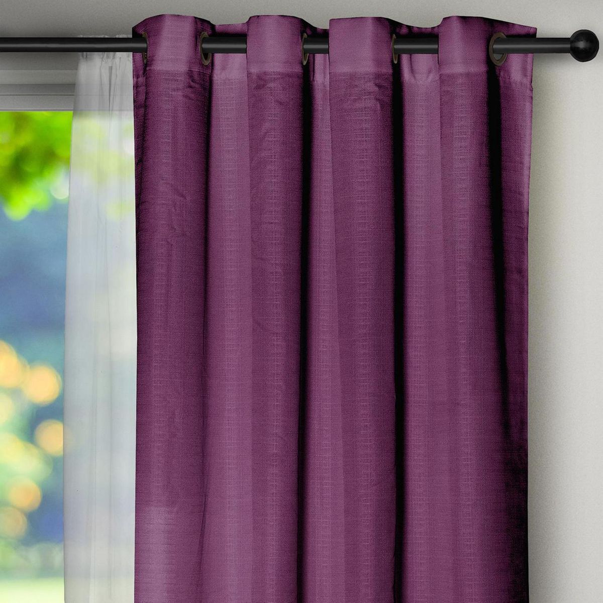 MASEL - Set de Cortinas Tela 225x140 cm Bárbara