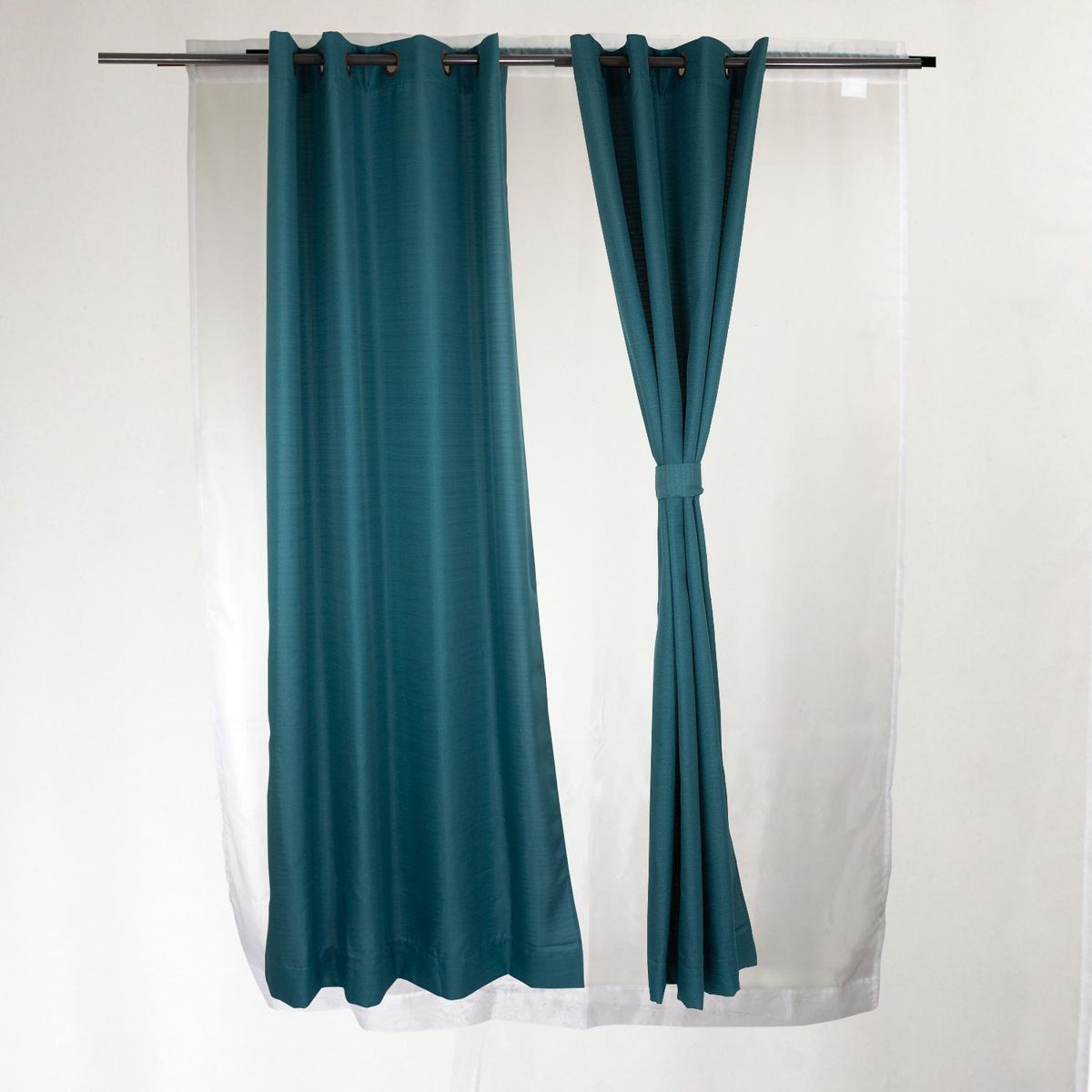 MASEL - Set de Cortinas Tela 225x140 cm Bárbara