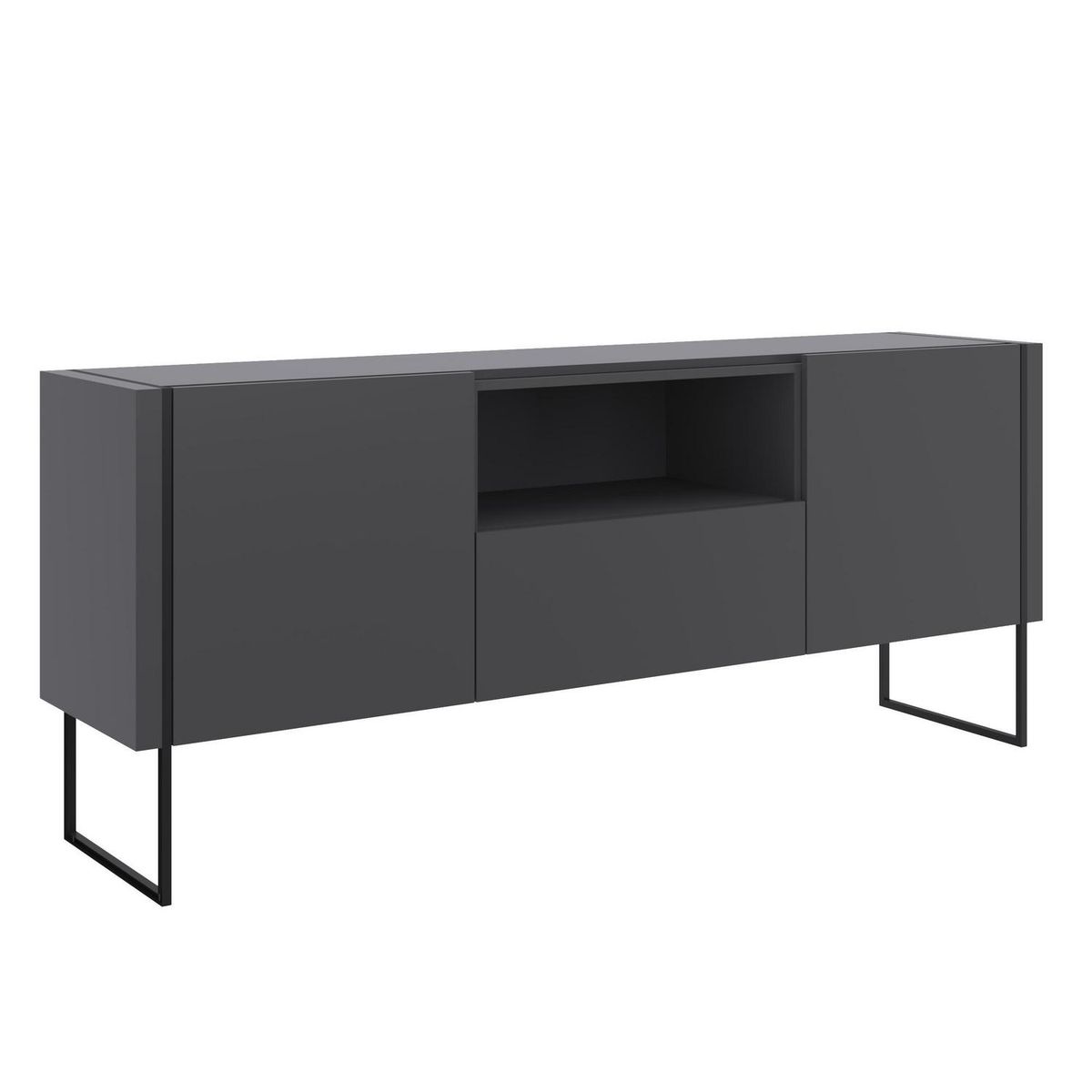DECOCASA - Buffet Vesta Gris 180xx75 cm