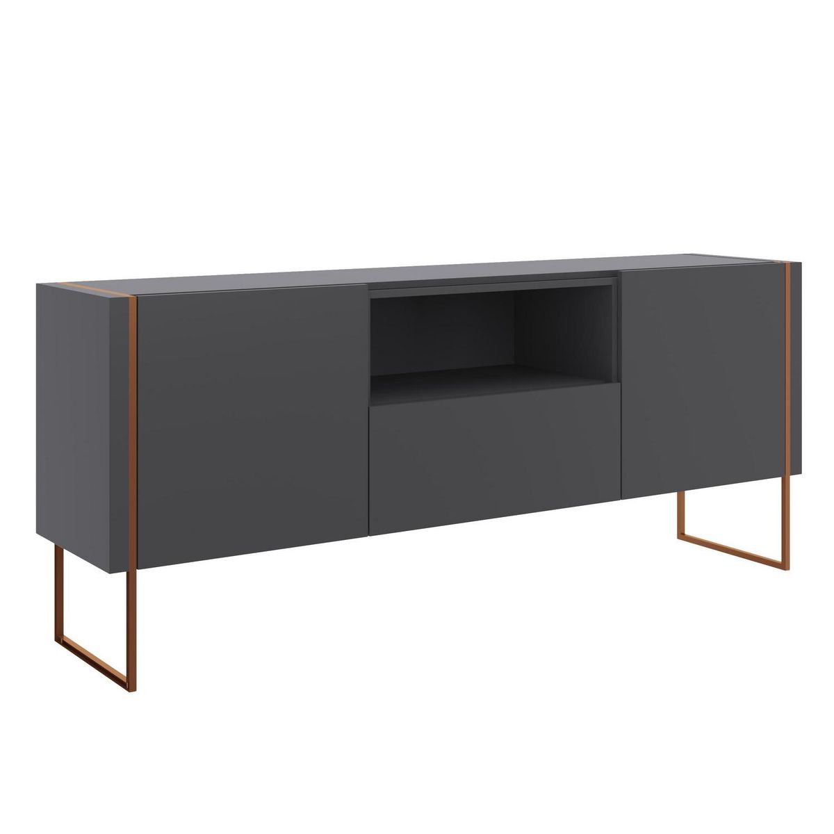 DECOCASA - Buffet Vesta Gris 180xx75 cm