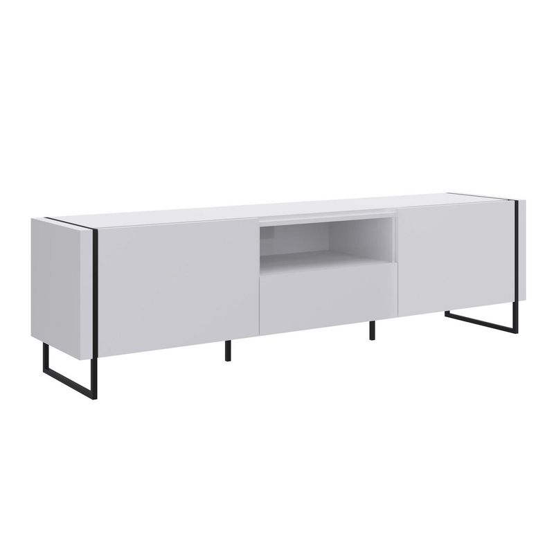 DECOCASA - Rack TV 60'' 180x50x40 cm blanco