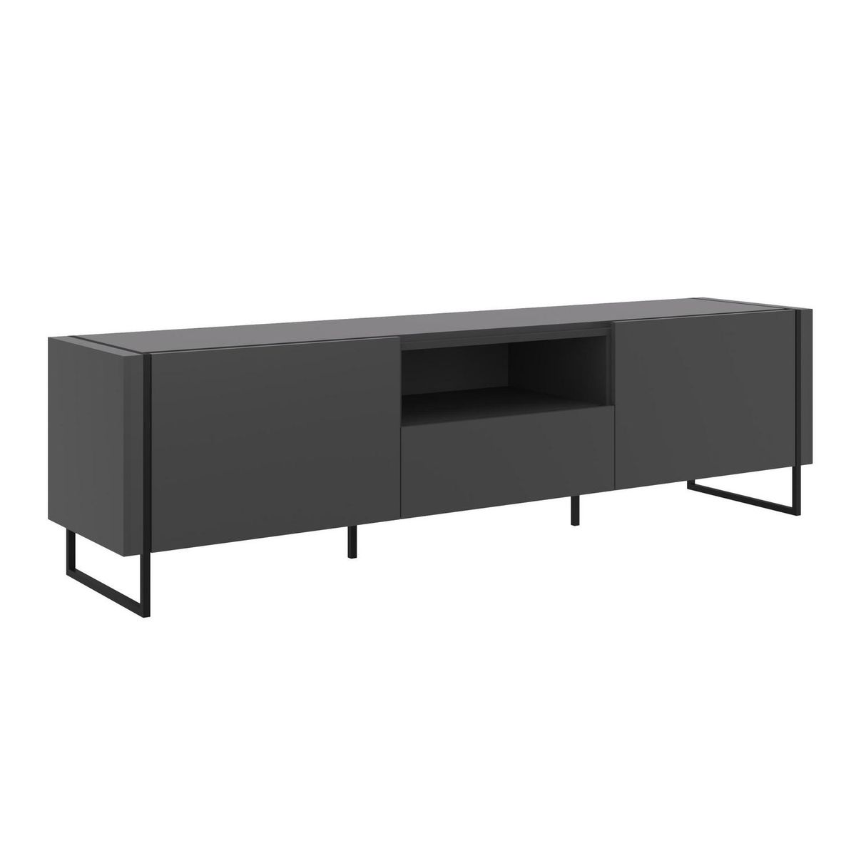 DECOCASA - Rack TV 60'' 180x50x40 cm gris