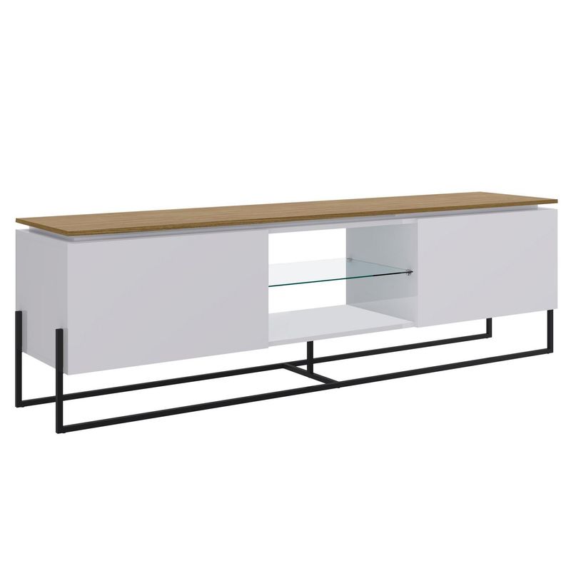 DECOCASA - Rack TV 60'' 180x40x40 cm blanco