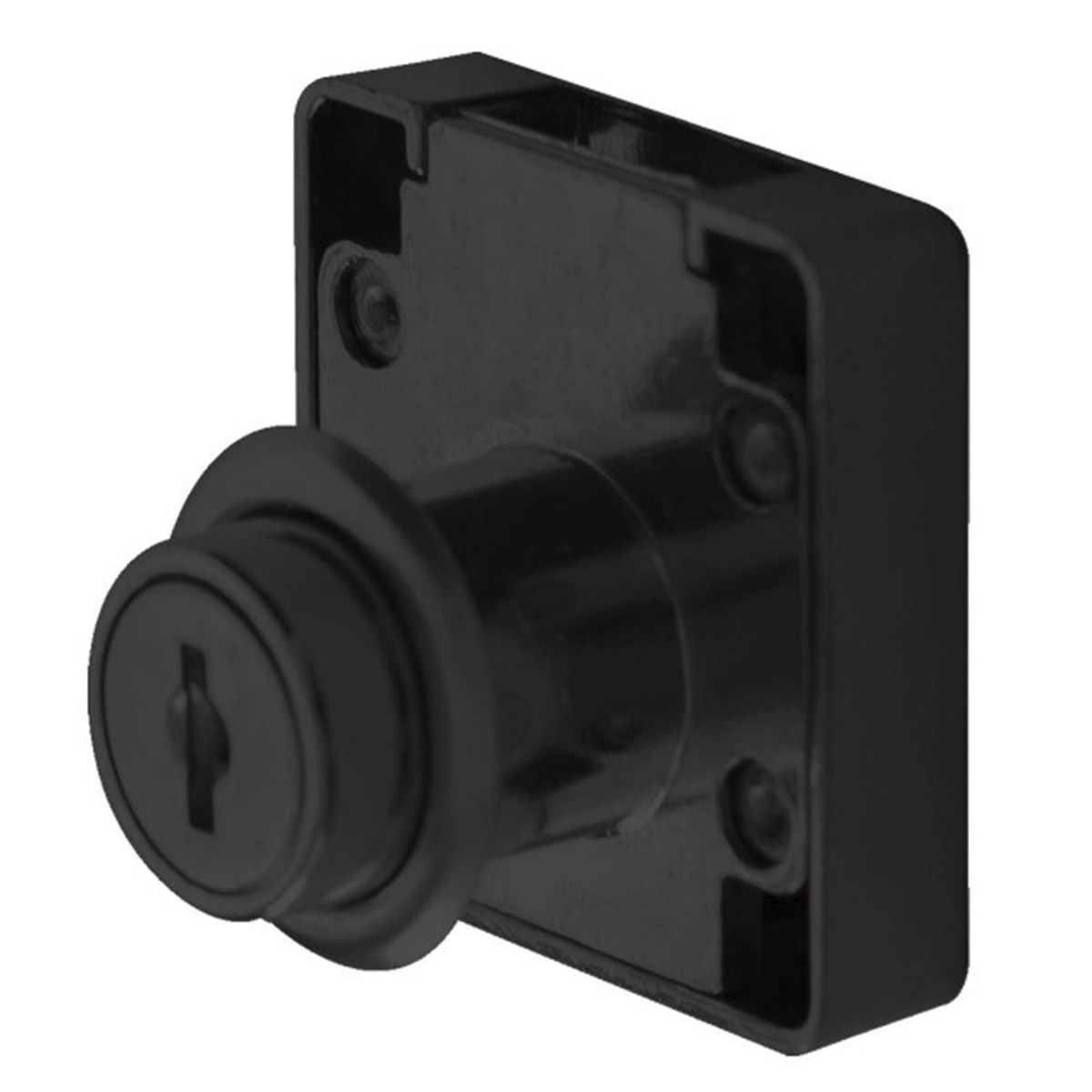 SAFER - Cerradura cajon cuadrada negra standar