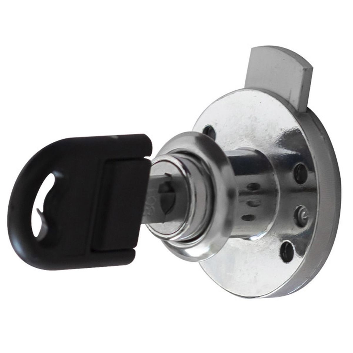 SAFER - Cerradura cajón redonda níquel standar