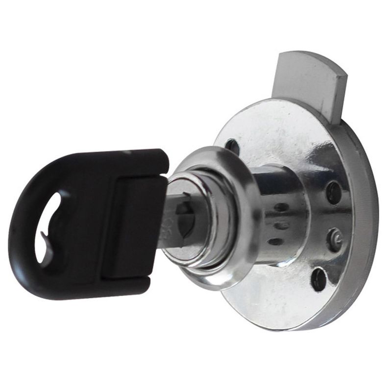 SAFER - Cerradura cajón redonda níquel standar