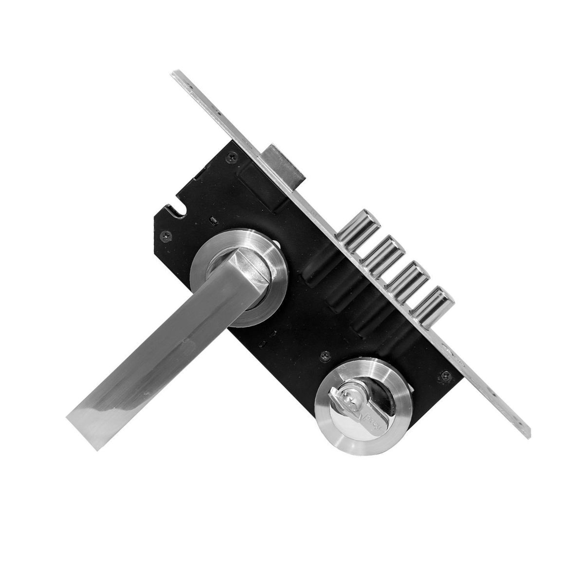 BASH - Cerradura embutida 8809 redonda derecho acceso