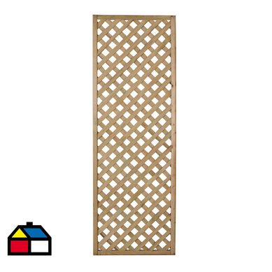 Enrejado Madera con Marco Superior 60cm x 200cm