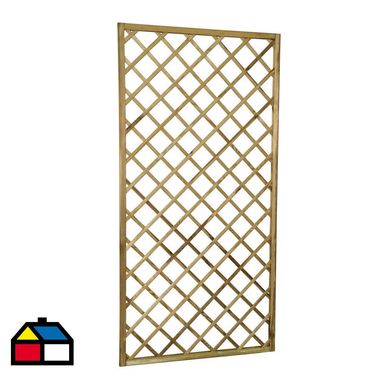 Enrejado Madera con Marco 120cm x 200cm