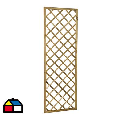 Enrejado Madera con Marco 60cm x 200cm