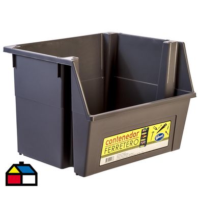 Contenedor reciclaje gris 45 litros