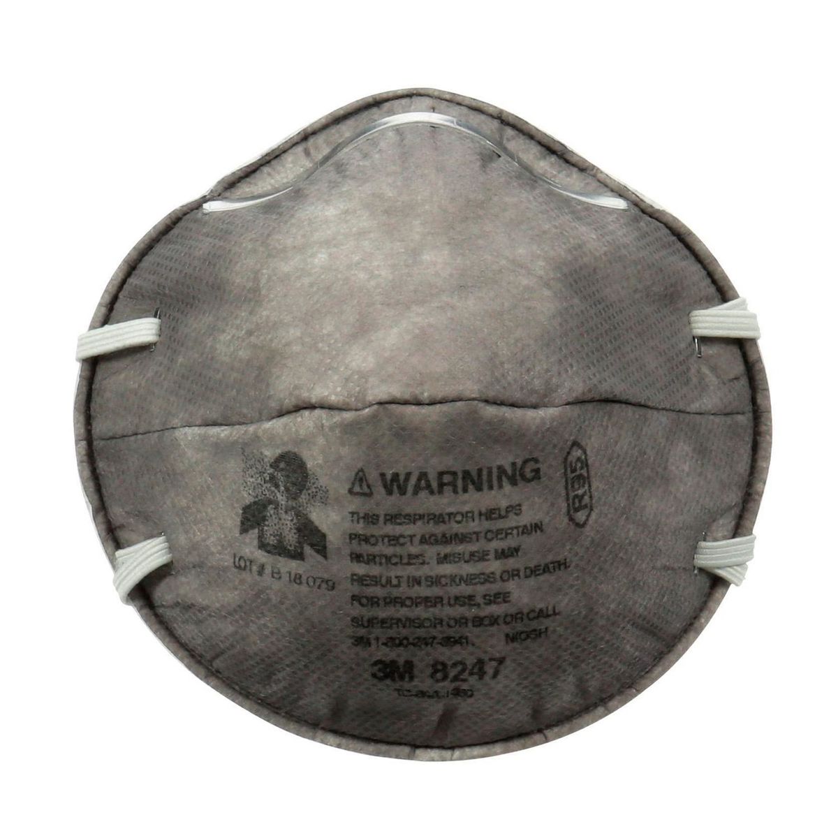 3M - Respirador Desechable 3M 8247 para Pintura