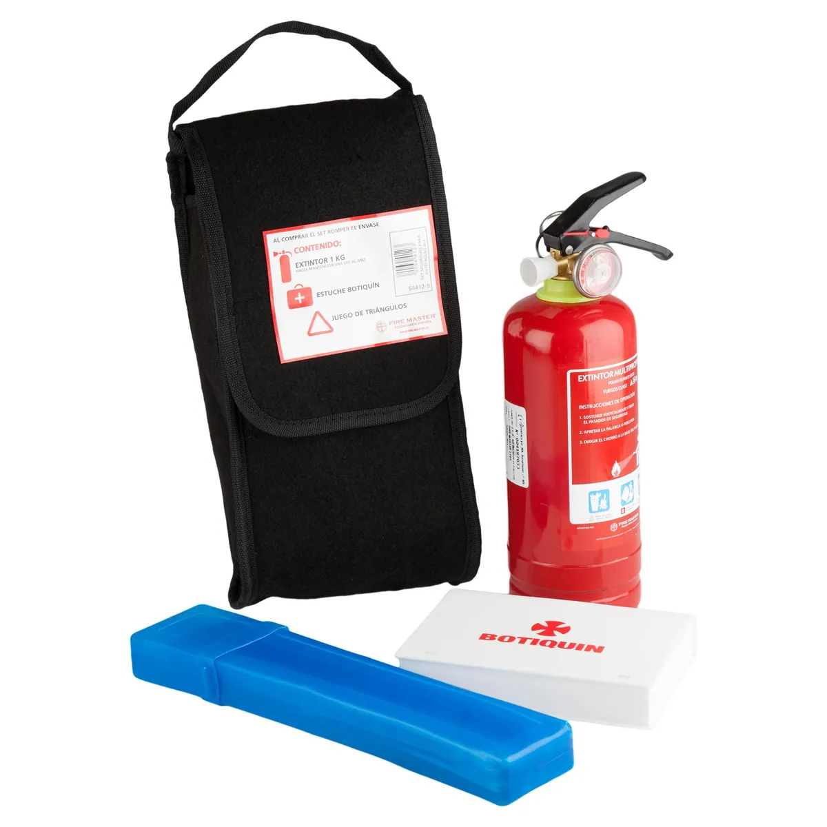 FIRE MASTER - Kit de seguridad para auto