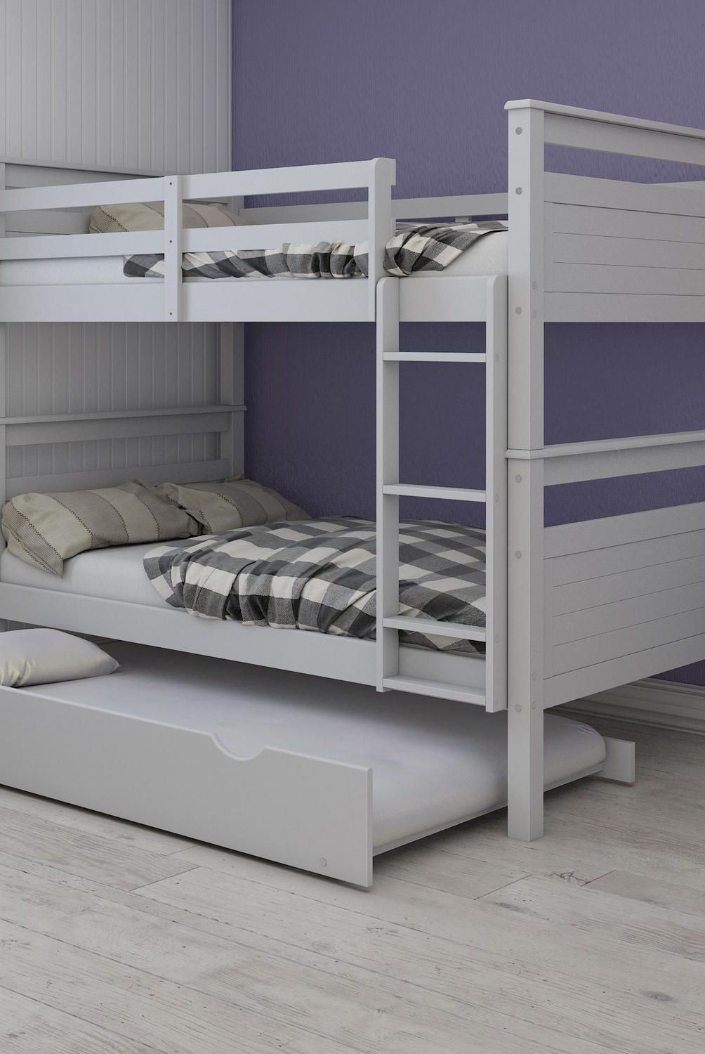 DECOCASA - Camarote Nirvana 1,5 Plazas+cama auxiliar 100% Madera