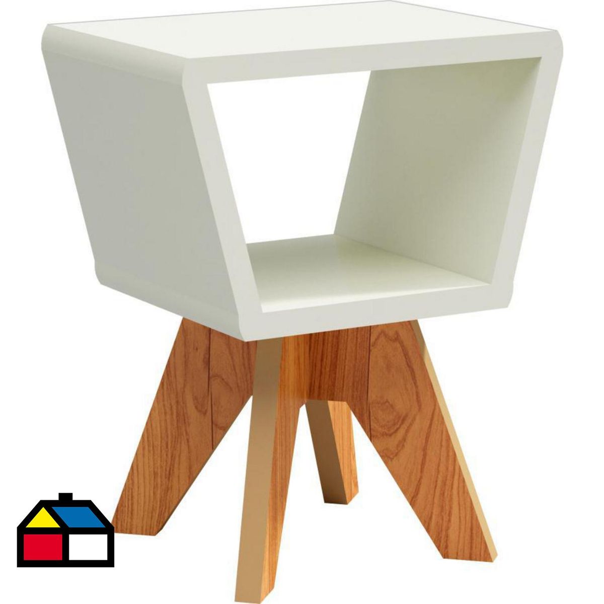 DECOCASA - Velador DECO024 43x57x30 cm Blanco