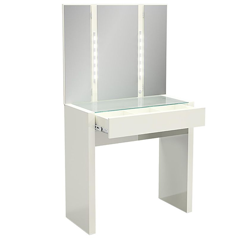 DECOCASA - Tocador 1 Cajón(es) DECO036 80x143x35 cm Blanco