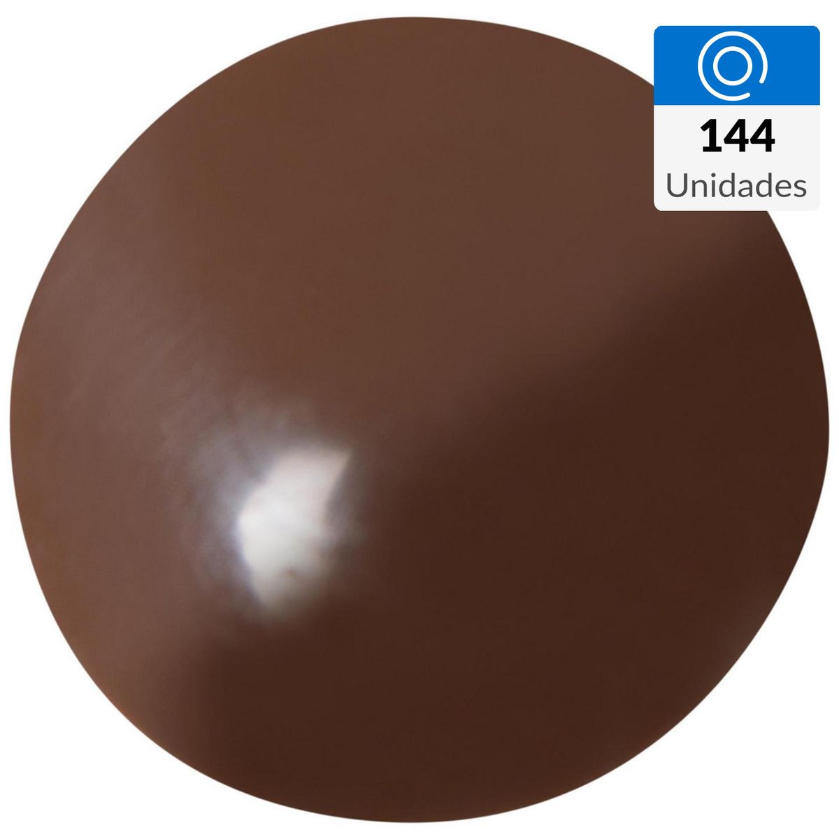 RH - Tapa soberbio grande para tornillo 144 unidades café