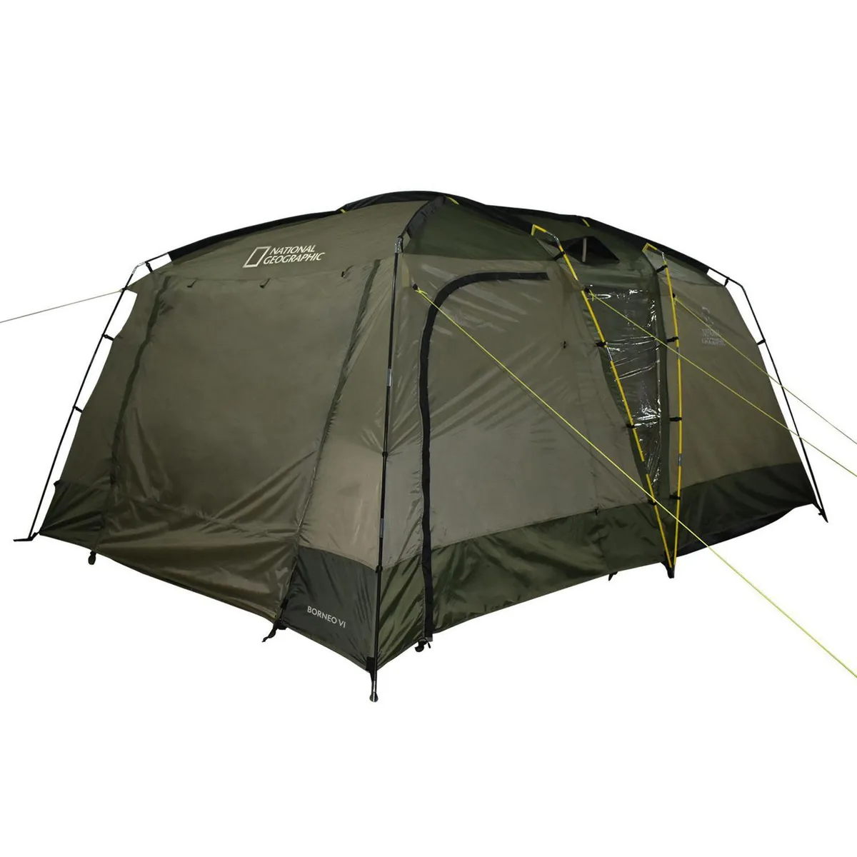 NATIONAL GEOGRAPHIC - Carpa Camping Borneo 6 Personas Verde