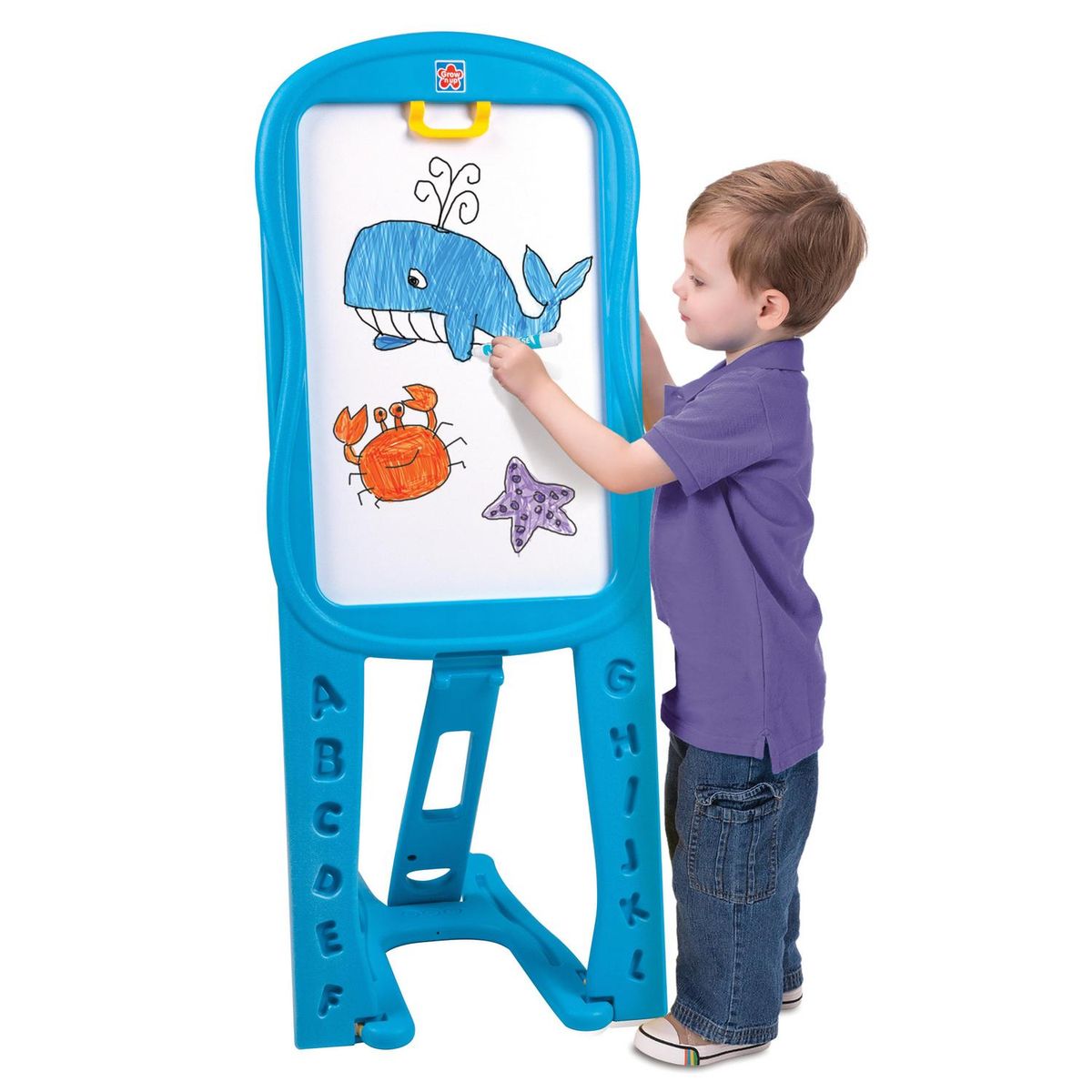 FISHER PRICE - Pizarra 2 en 1 48x98x49 cm Azul Desde 3 años