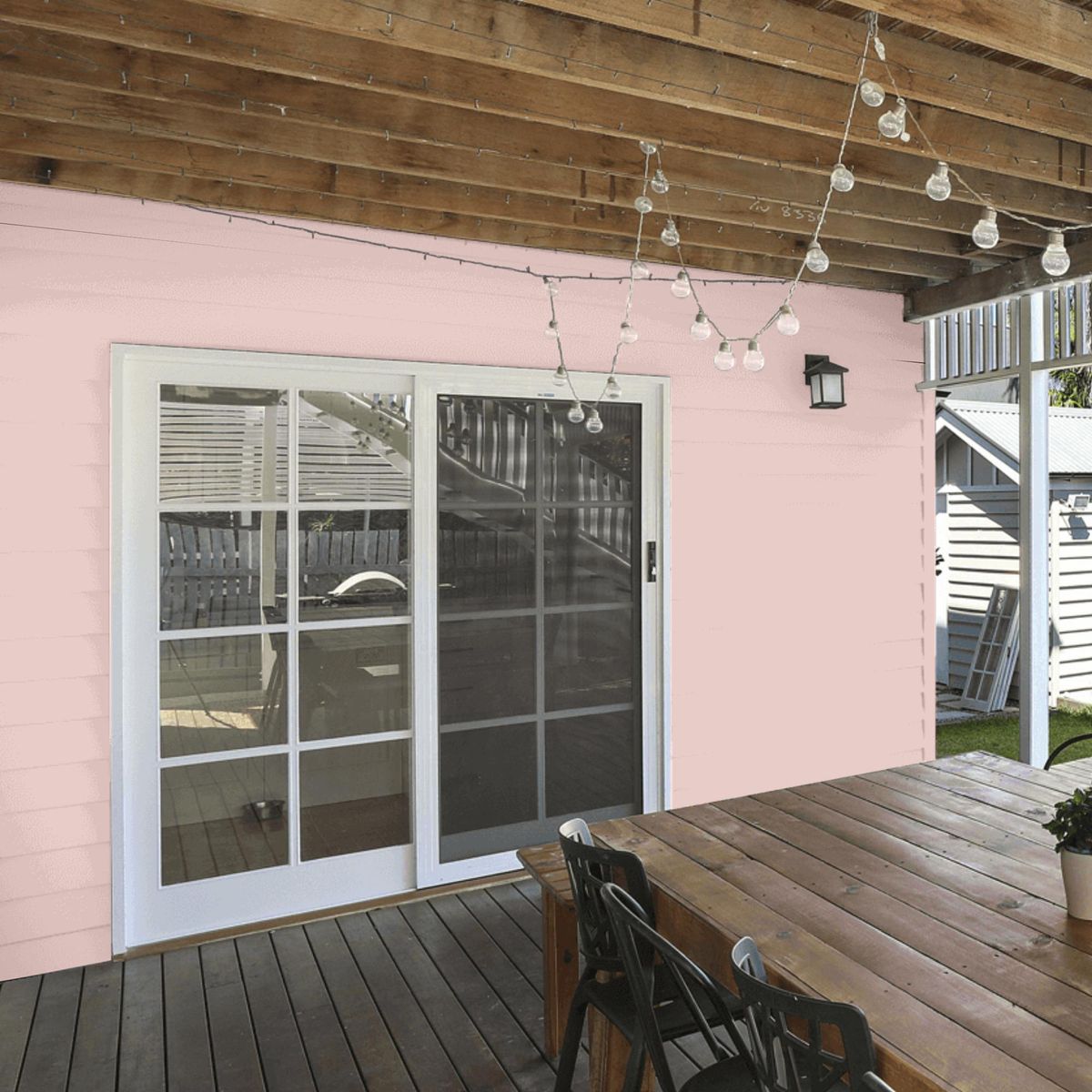 KOLOR - Pintura Impermeabilizante Satinado 1 galón(es) Rosado Miskolc 