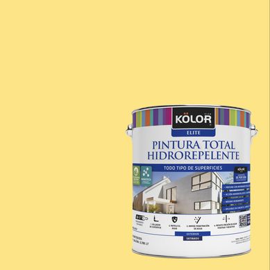 Pintura total impermeabilizante satin amarillo 1gl