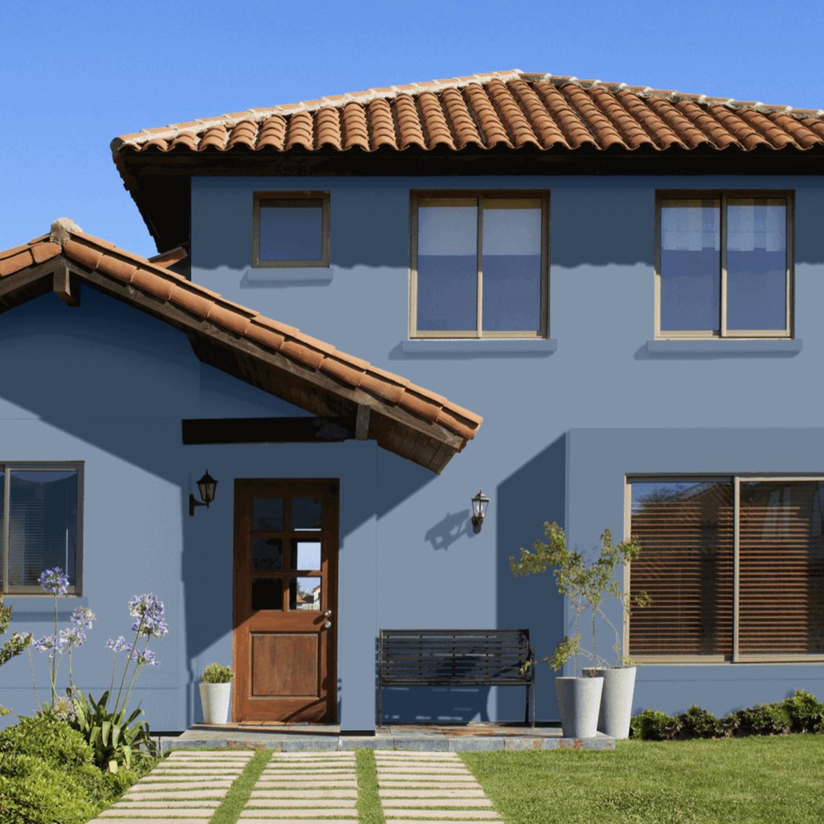 KOLOR - Pintura Impermeabilizante Galón 1 galón(es) Satinado Azul 