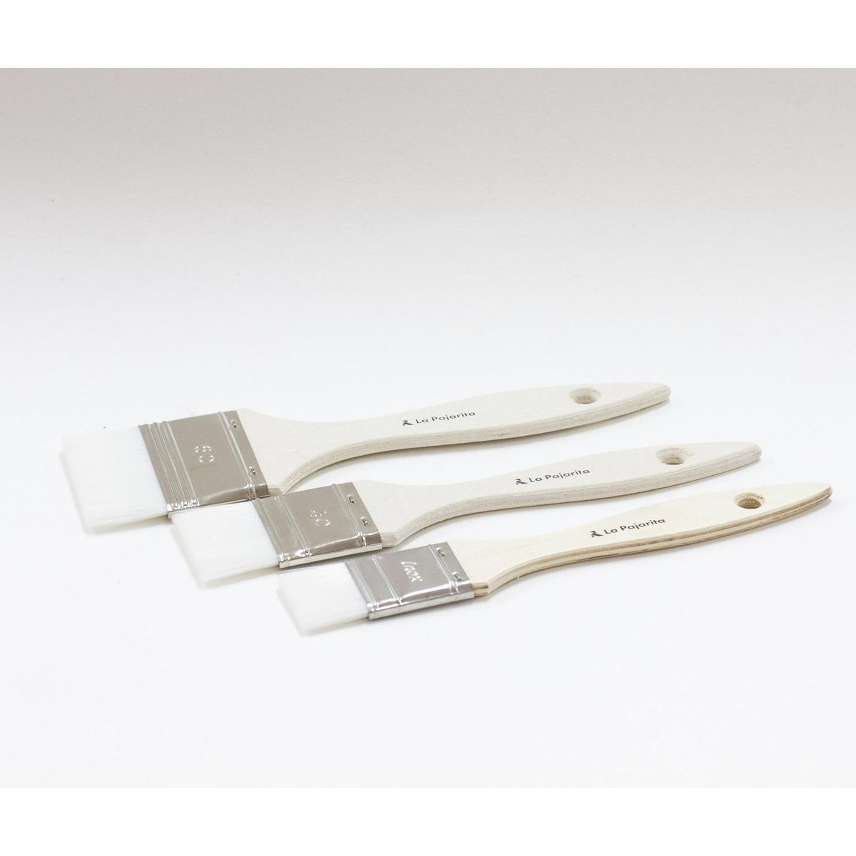 PINTURAS LA PAJARITA - Pincel Paletina La Pajarita Cerda Sintética N° 40 para Acabados Finos