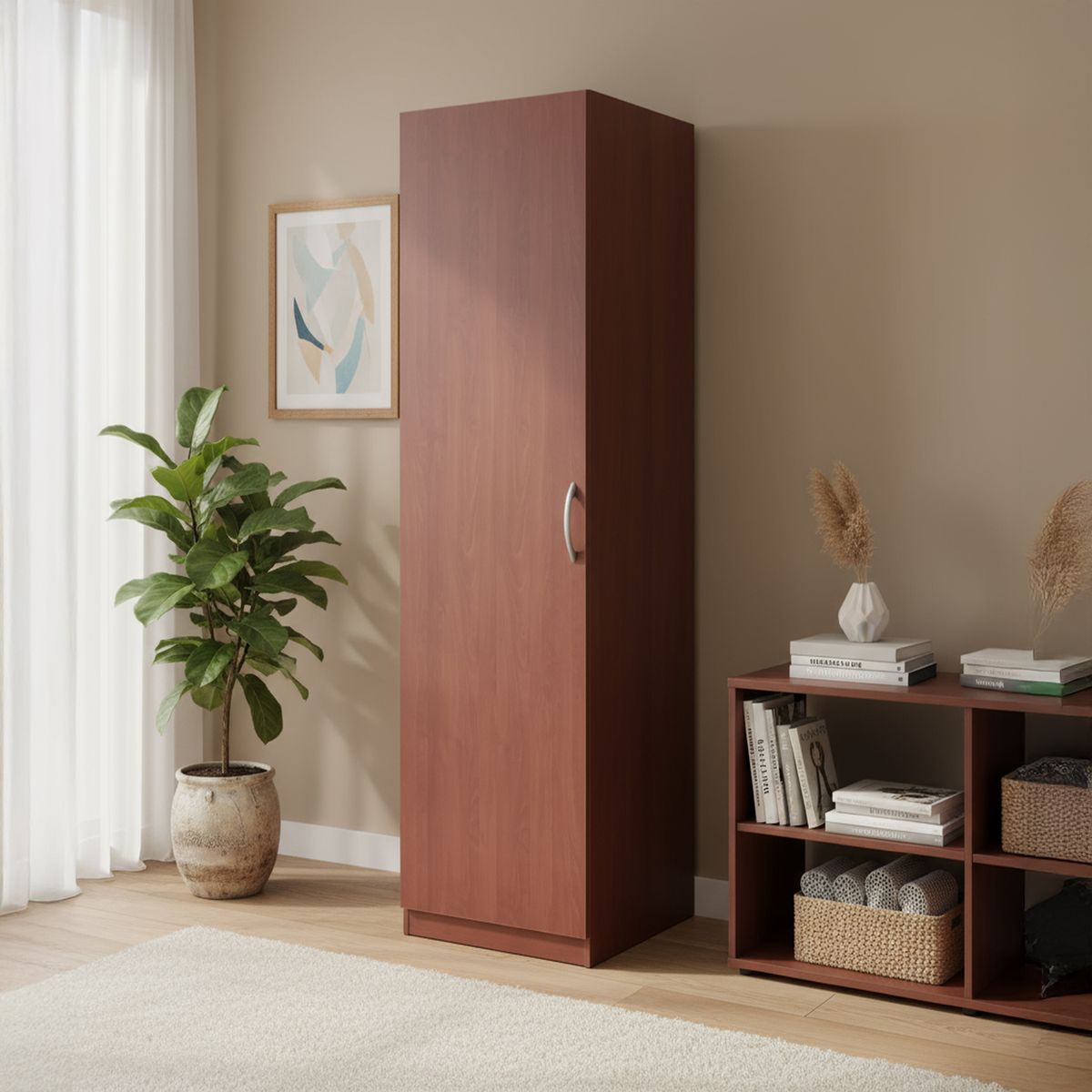 AGM - Clóset 1 Puerta(s) 1 Repisa(s) 60xx50 cm Cedro