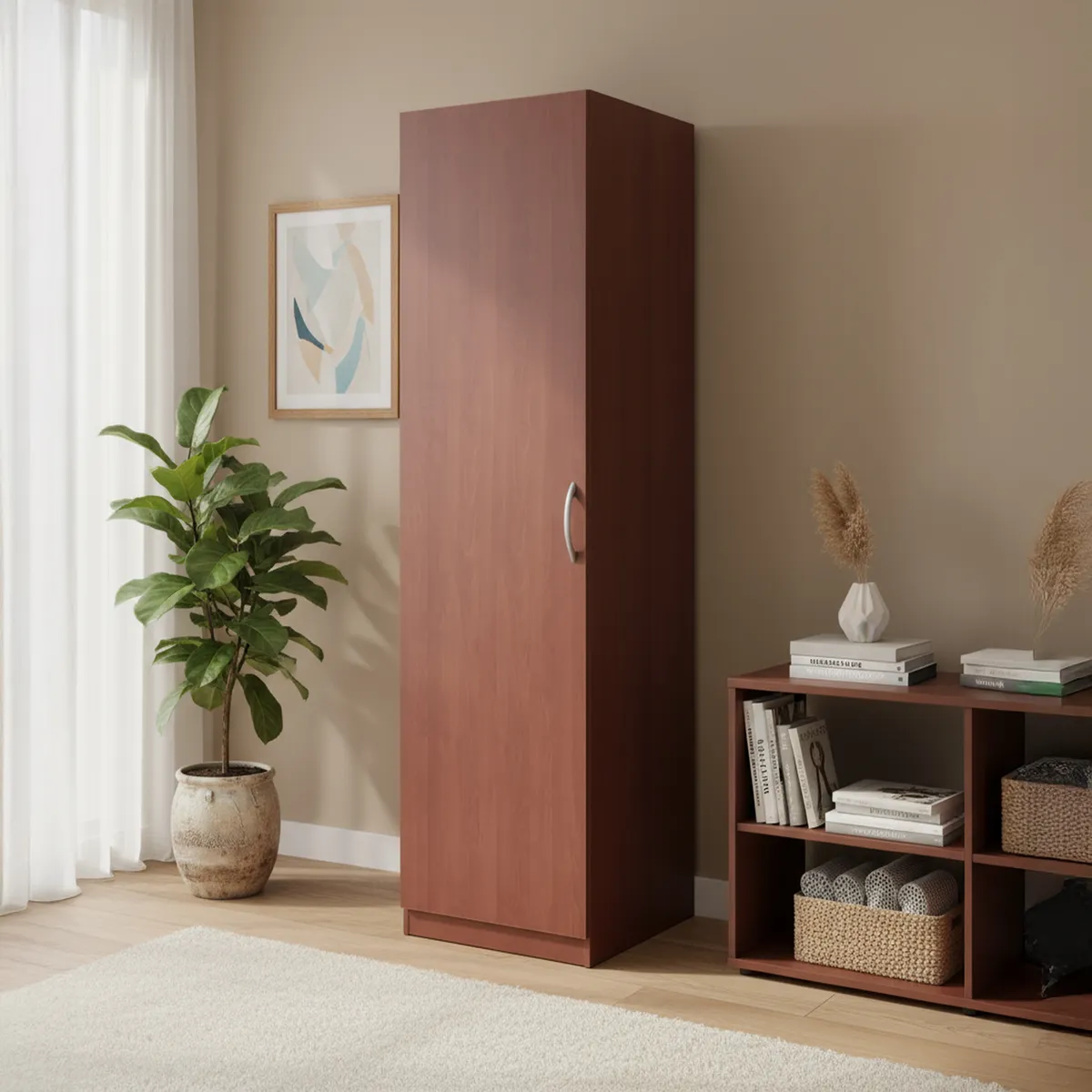 AGM - Clóset 1 Puerta(s) 1 Repisa(s) 60xx50 cm Cedro