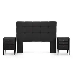 ROSEN - Respaldo 2 Plazas + 2 Veladores Issey