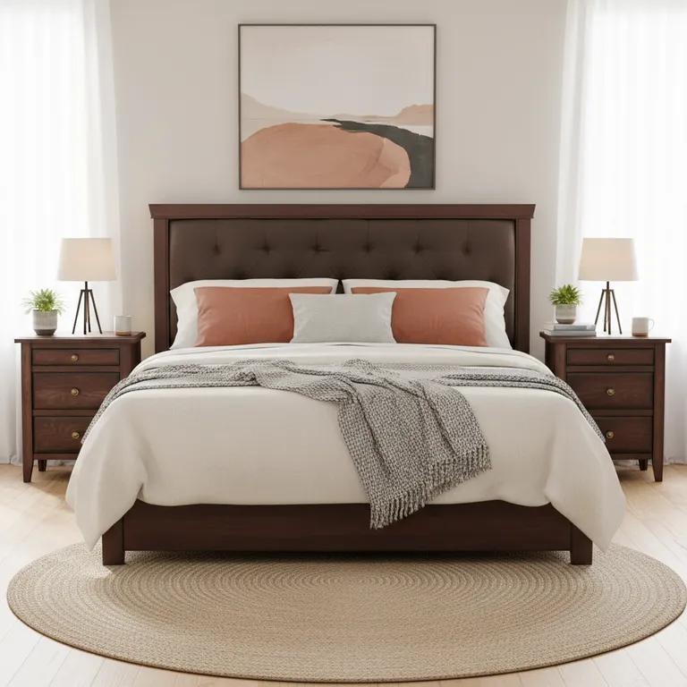 ROSEN Set Muebles King Brera Rojo
