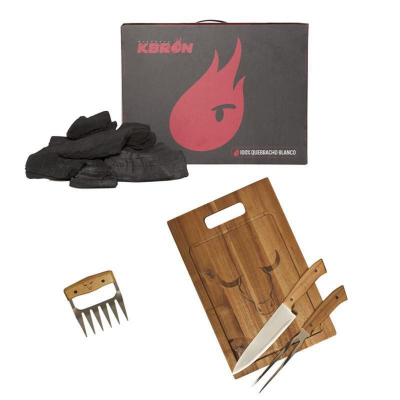 WAYU - Combo parrilla 272 Wayu + 3 kg carbón vegetal Kbron