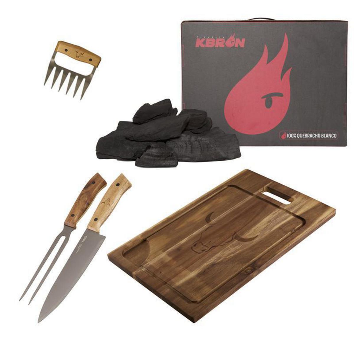 WAYU - Combo parrilla 256 Wayu + 3 kg carbón vegetal Kbron