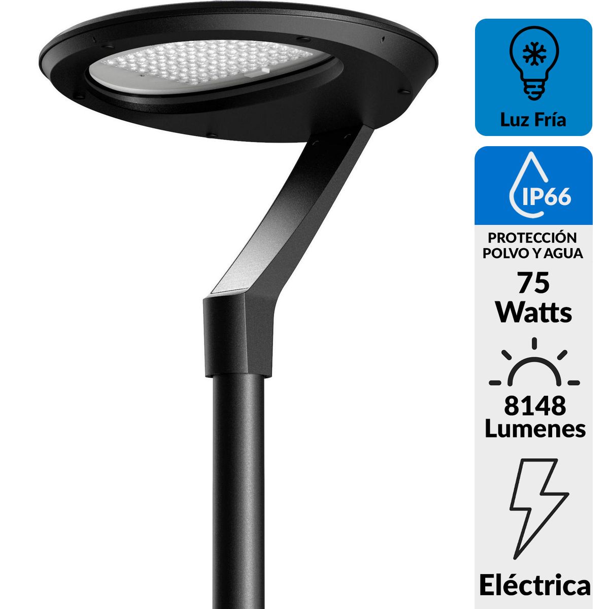 BP ILUMINACION - Luminaria Led Ornamental Pagoda ll 75 W IP 66 8148 lm Luz Fría