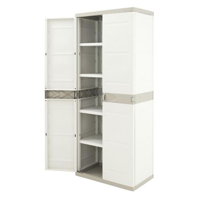 Armario Titanium 176x70x44 cm gris