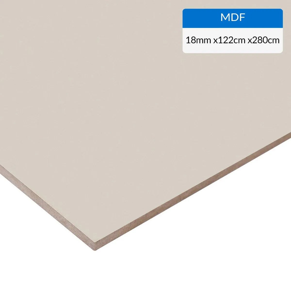 IMPERIAL - MDF Melasek Super Matte Blanco 18 mm 183x250 cm