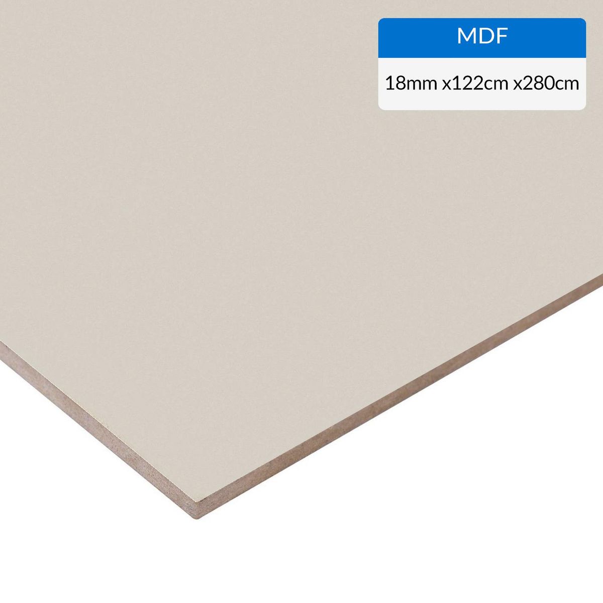 IMPERIAL - MDF Melasek Super Matte Blanco 18 mm 183x250 cm